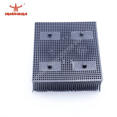 Νάυλον αυτόματη μαύρη βούρτσα 100 X 100 X 42mm φραγμών σκληρών τριχών κοπτών για το Morgan
