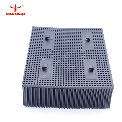 Νάυλον αυτόματη μαύρη βούρτσα 100 X 100 X 42mm φραγμών σκληρών τριχών κοπτών για το Morgan